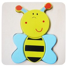 Dřevěné puzzle - Včelka