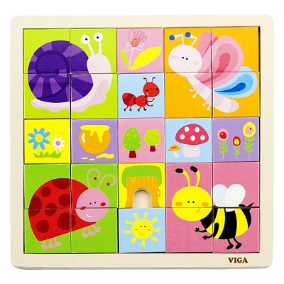 Dřevěné kreativní puzzle