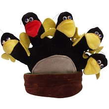Maňásek plyšový 22 cm - Ptačí hnízdo