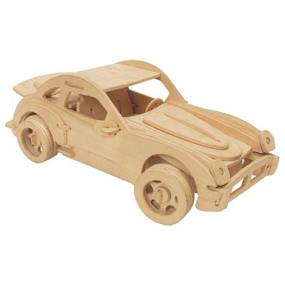 Dřevěné 3D puzzle - Porsche