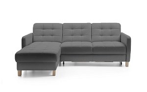 ELIO rohová sedací souprava, orientace levá strana 230x173x84 - Šedá