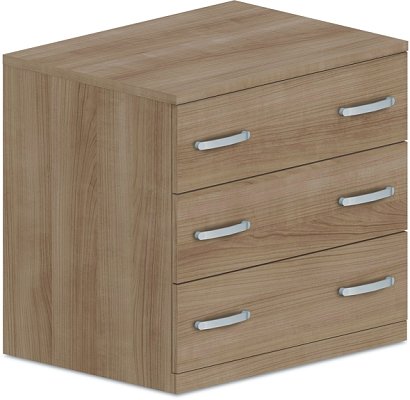 Komoda zásuvková 80x60x75cm - Buk bílý