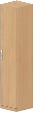 Policová skříň, dvířka 40x42x180cm - Olše zlatočervená