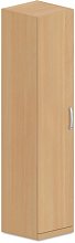 Policová skříň, dvířka 40x42x180cm - Buk bílý