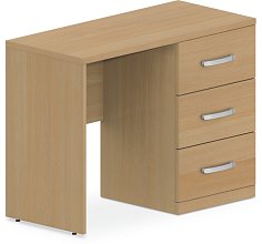 Stůl s deskovou podnoží 100x45cm - Buk bílý