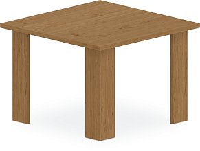 Konferenční stolek 2K01- 80x80cm - Buk bílý