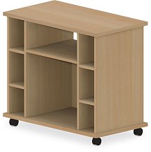 TV stolek 90x50x80cm - Buk bílý