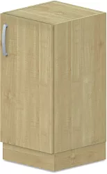 Skříň policová, dvířka/niky 40x42x82,5cm - Šedá