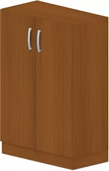 Skříň policová, dvířka 80x42x117,5cm - Šedá