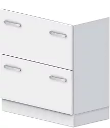 Skříň policová, registratury 80x42x82,5cm - Šedá