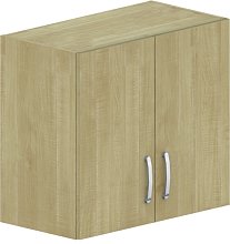 Skříňový nástavec s dvířky 80x42x72,2cm - Bílá