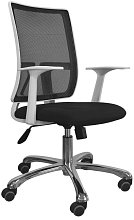 Kancelářská židle Libra Low W - Bílý plast