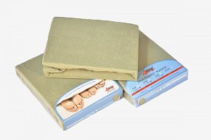 Prostěradlo jersey - 34 šedozelená - 180x200