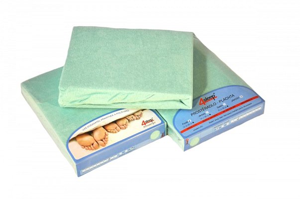Prostěradlo jersey - 16 světle zelená - 60x120