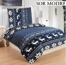Povlečení mikrovlákno - SOB MODRÝ