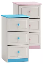 Komoda zásuvková z masivní borovice 40x47x75cm - Bílá