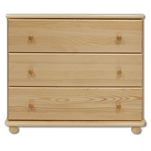 Komoda zásuvková z masivní borovice 80x47x78cm - Borovice-surová