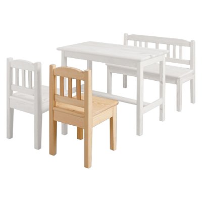 Jídelní židlička z masivní borovice výška podsedáku 21 cm - Borovice 