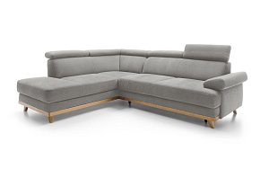 NAPPA rohová sedací souprava 222x156x87 - Šedá