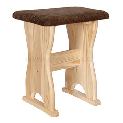 Jídelní taburet v.45cm - Borovice