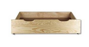 Úložný prostor pod postel z masivní borovice 65x80x22cm - Borovice ATYP