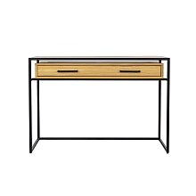 Toaletní stolek LT370 kombinovaný z masivního přírodního dubu 120x42x81cm - Dub přírodní