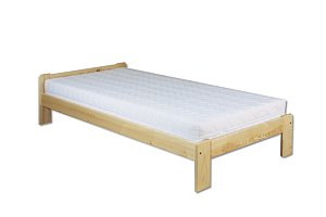 Postel z masivní borovice, jednolůžko 100x200cm - Borovice