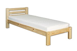 Postel z masivní borovice, jednolůžko 100x200cm - Borovice