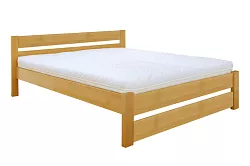 Postel z masivního buku, dvoulůžko 160x200cm - Buk-bělený