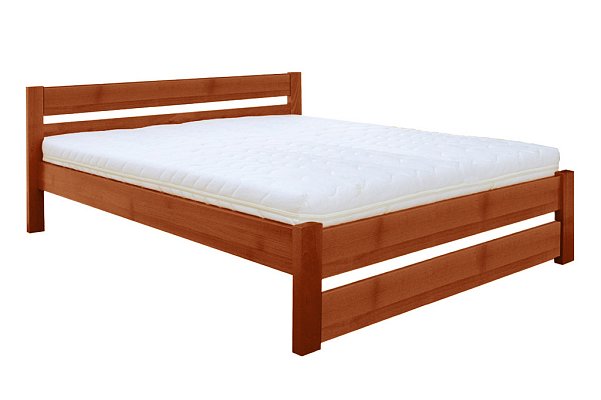 Postel z masivního buku, dvoulůžko 200x200cm - Buk-lausane