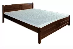 Postel z masivní borovice, dvoulůžko 200x200cm - Šedá 