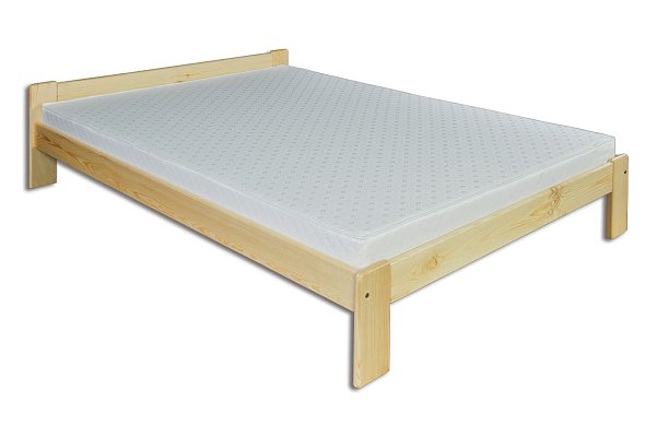 Postel z masivní borovice, dvoulůžko 160x200cm - Borovice