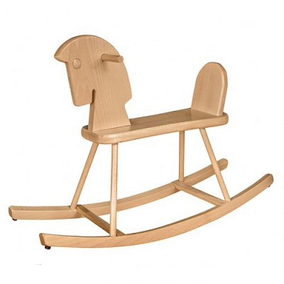 Houpací kůň z masivního buku