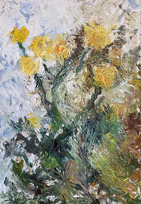 Slunečnice - 45x66cm