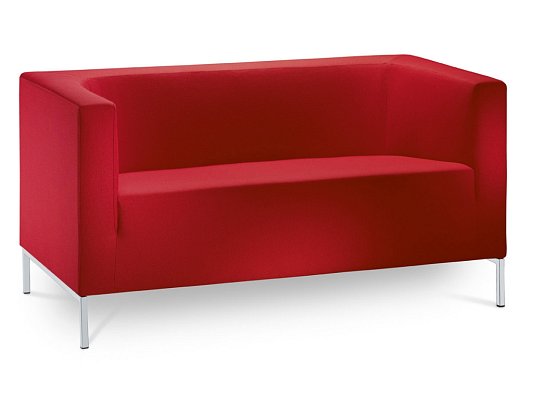 Dvoumístné sofa KUBIK KU-K2-N4-S - Béžová