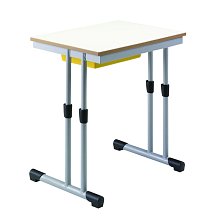 Jednomístná školní lavice - v. 59 až 82 cm