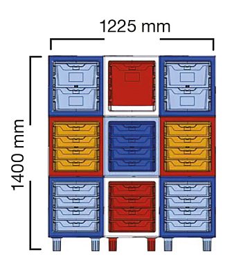 Kompletní složená sestava 3x3