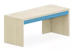 Psací stůl se zásuvkami 160x70cm - Bára - Chilli red