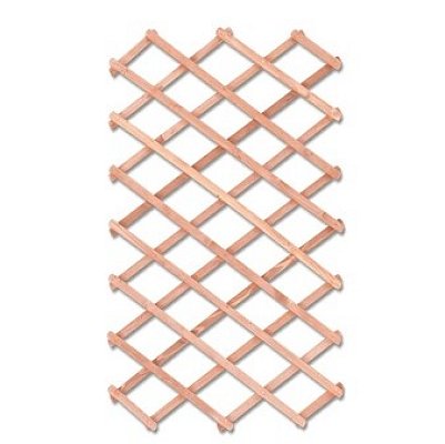 Mřížka na stěnu z masivního smrkového dřeva 70 x 80cm - Týk