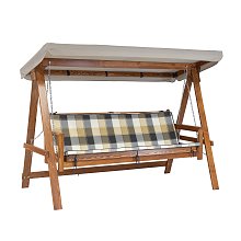 GAJA - zahradní houpačka třímístná 235x170x118cm Týk