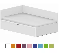 Dětská postel 120x200cm s úložným prostorem Ema - Chilli red