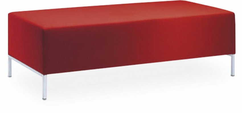Dvoumístný taburet KUBIK T/2-S - Béžová