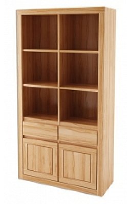 Vitrína z přírodního buku 100x41x190cm - Geteborg