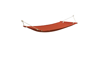 LEA - elegantní houpací síť 110x205cm - Červená