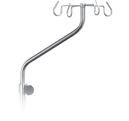 Infuzní stojan zahnutý teleskopický