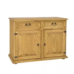 Komoda kombinovaná z masivní borovice 112x85x56 cm - Rustikal