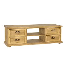 Televizní stolek z masivní borovice 150x50x50cm - Borovice