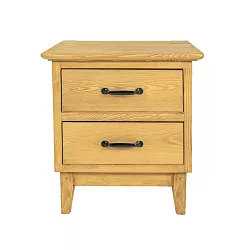Noční stolek z masivní borovice 45x51x43cm - Rustikal 