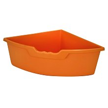 Koš výšky 15,5 cm, trojúhelník - Oranžová