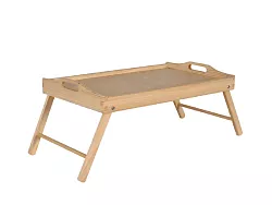 Jídelní tác na postel z borovicového dřeva 32x50cm